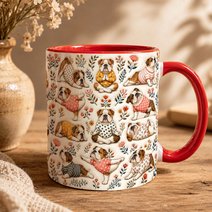 English Bulldog Accent Edge-to-Edge Mug CM26100856