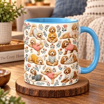 Goldendoodle Accent Edge-to-Edge Mug CM26100862