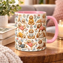 Goldendoodle Accent Edge-to-Edge Mug CM26100862
