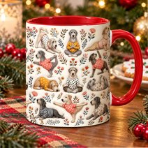 Irish Wolfhound Accent Edge-to-Edge Mug CM26100864