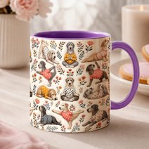 Irish Wolfhound Accent Edge-to-Edge Mug CM26100864