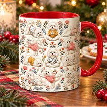 Maltese Accent Edge-to-Edge Mug CM26100868