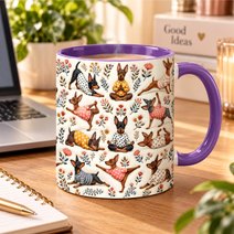 Miniature Pinscher Accent Edge-to-Edge Mug CM26100870