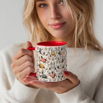 Old English Sheepdog Accent Edge-to-Edge Mug CM26100874