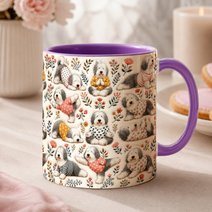 Old English Sheepdog Accent Edge-to-Edge Mug CM26100874