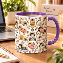 Pekingese Accent Edge-to-Edge Mug CM26100875