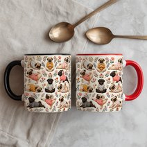 Pug Accent Edge-to-Edge Mug CM26100876