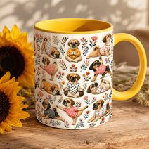 Puggle Accent Edge-to-Edge Mug CM26100877