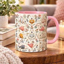Samoyed Accent Edge-to-Edge Mug CM26100879
