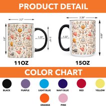 Samoyed Accent Edge-to-Edge Mug CM26100879
