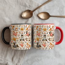 Shiba Inu Accent Edge-to-Edge Mug CM26100883