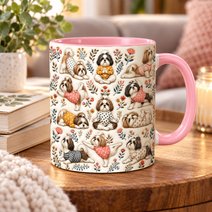 Shih Tzu Accent Edge-to-Edge Mug CM26100884