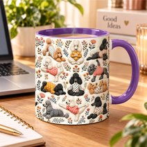 Standard Poodle Accent Edge-to-Edge Mug CM26100887