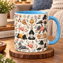 Standard Poodle Accent Edge-to-Edge Mug CM26100887