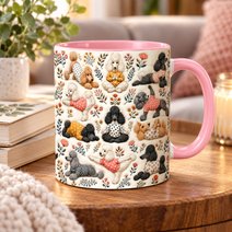 Standard Poodle Accent Edge-to-Edge Mug CM26100887