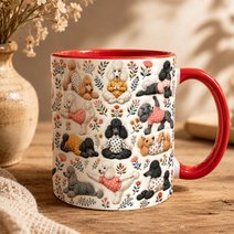 Standard Poodle Accent Edge-to-Edge Mug CM26100887