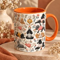 Standard Poodle Accent Edge-to-Edge Mug CM26100887