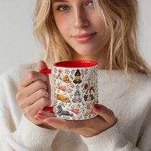 Standard Poodle Accent Edge-to-Edge Mug CM26100887