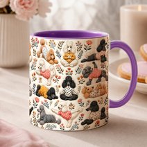 Standard Poodle Accent Edge-to-Edge Mug CM26100887