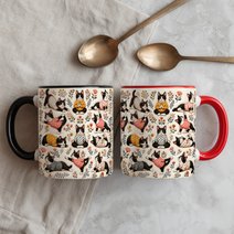 Tuxedo Cat Accent Edge-to-Edge Mug CM26100888