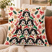 Tuxedo Cat Pillow THPI26101274
