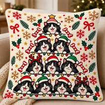 Tuxedo Cat Pillow THPI26101274
