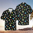 Colorful Ducks Hawaiian Shirt Funny Mens Short Sleeve Summer Aloha Shirt Gifts For Him