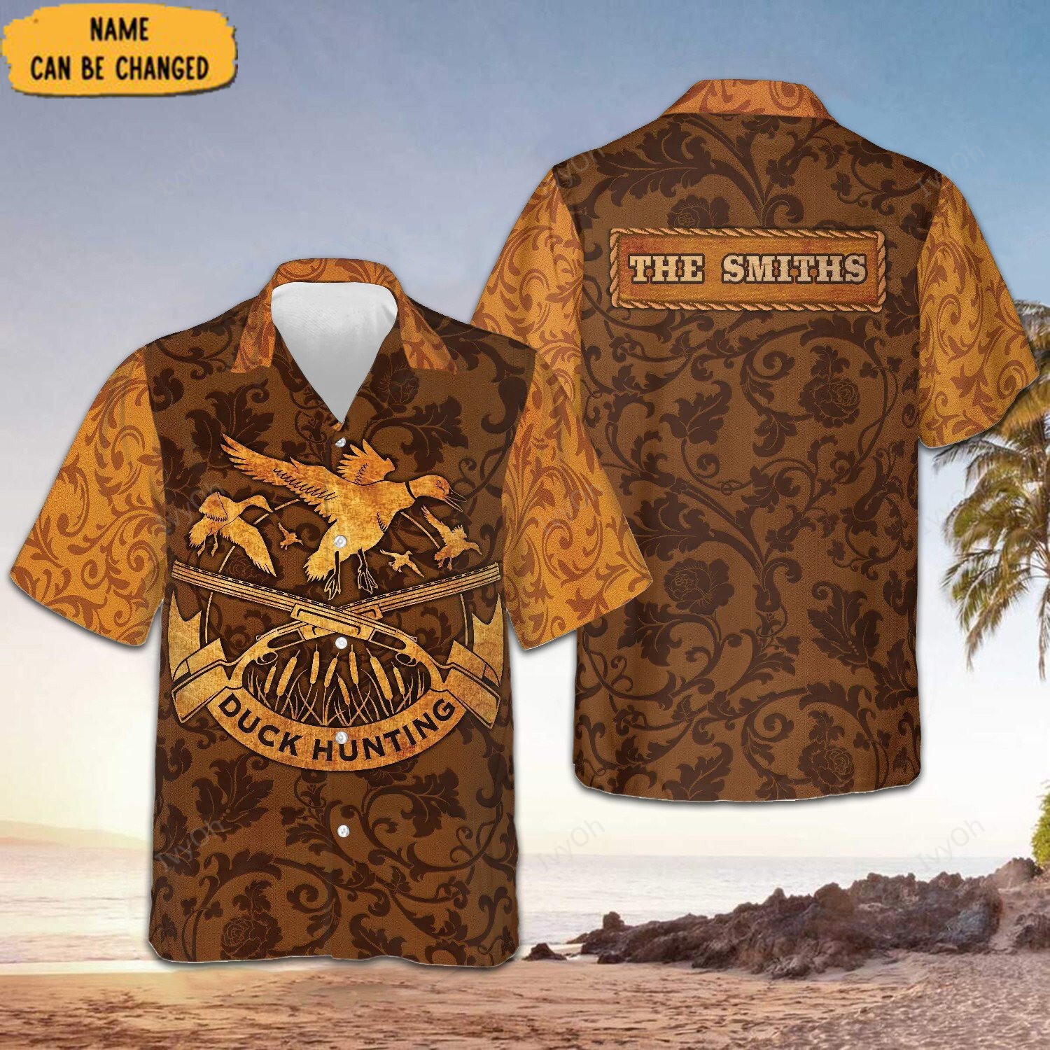 Personalized The Duck Hunting Hawaiian Shirt Duck Hunting Graphic Tees Gifts For Him