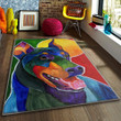 Coloring Dog 2 Rectangle Rug Highlight For Home, Living Room & Outdoor Area Rug