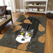 Cat In The Fall Rectangle Rug Gift For Cat Lover