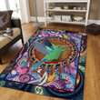 Colorful Hummingbird Rug Highlight For Home, Living Room & Outdoor Area Rug