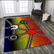 Aboriginal heal the sun and spirit 3D print Rug Highlight For Home, Living Room & Outdoor Area Rug