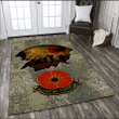 Anzac Day Lest We Forget 3D Home Decor Rug Highlight For Home, Living Room & Outdoor Area Rug