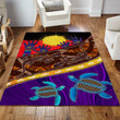 Aboriginal Culture Painting Art Colorful 3D Design Rug Highlight For Home, Living Room & Outdoor Area Rug