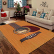 Guitar Musical Instrument 3D Rug Highlight For Home, Living Room & Outdoor Area Rug