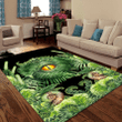 Seashell And Fern Eyes Rug Highlight For Home, Living Room & Outdoor Area Rug