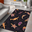 Aboriginal Animal Culture Painting art 3D Design Large Area Rugs, Living Room & Outdoor Area Rug