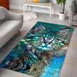 Beautiful Green Cats Premium Rug Highlight For Home, Living Room & Outdoor Area Rug