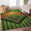 Baseball Rug- Limited Edition Rug Highlight For Home, Living Room & Outdoor Area Rug