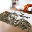 Bass Fishing Sport 3D Rug Highlight For Home, Living Room & Outdoor Area Rug