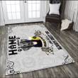 Black Labrador and Beer Rug Highlight For Home, Living Room & Outdoor Area Rug