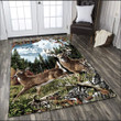 Love Deer Rug #2 Highlight For Home, Living Room & Outdoor Area Rug