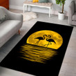 Potrait Fingo in the Moon Combo Rug Highlight For Home, Living Room & Outdoor Area Rug