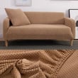 Coffee Brown Wrapped Universal Stretch Sofa Cover