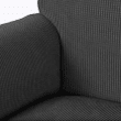 Plain Black Wrapped Universal Stretch Sofa Cover