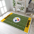 Pittsburgh Steelers Nfl Large Area Rugs Highlight For Home, Living Room & Outdoor Area Rug