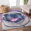 Purple Pug Large Area Rugs Highlight For Home, Living Room & Outdoor Area Rug