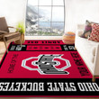 Customizable Ohio State Buckeyes Large Area Rugs Highlight For Home, Living Room & Outdoor Area Rug