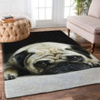 Sad Pug Large Area Rugs Highlight For Home, Living Room & Outdoor Area Rug