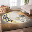 Pug & Moon Large Area Rugs Highlight For Home, Living Room & Outdoor Area Rug